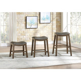 Ordway Gray/Brown Dining Stool - Ornate Home
