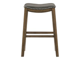 Ordway Gray/Brown Pub Height Stool - Ornate Home