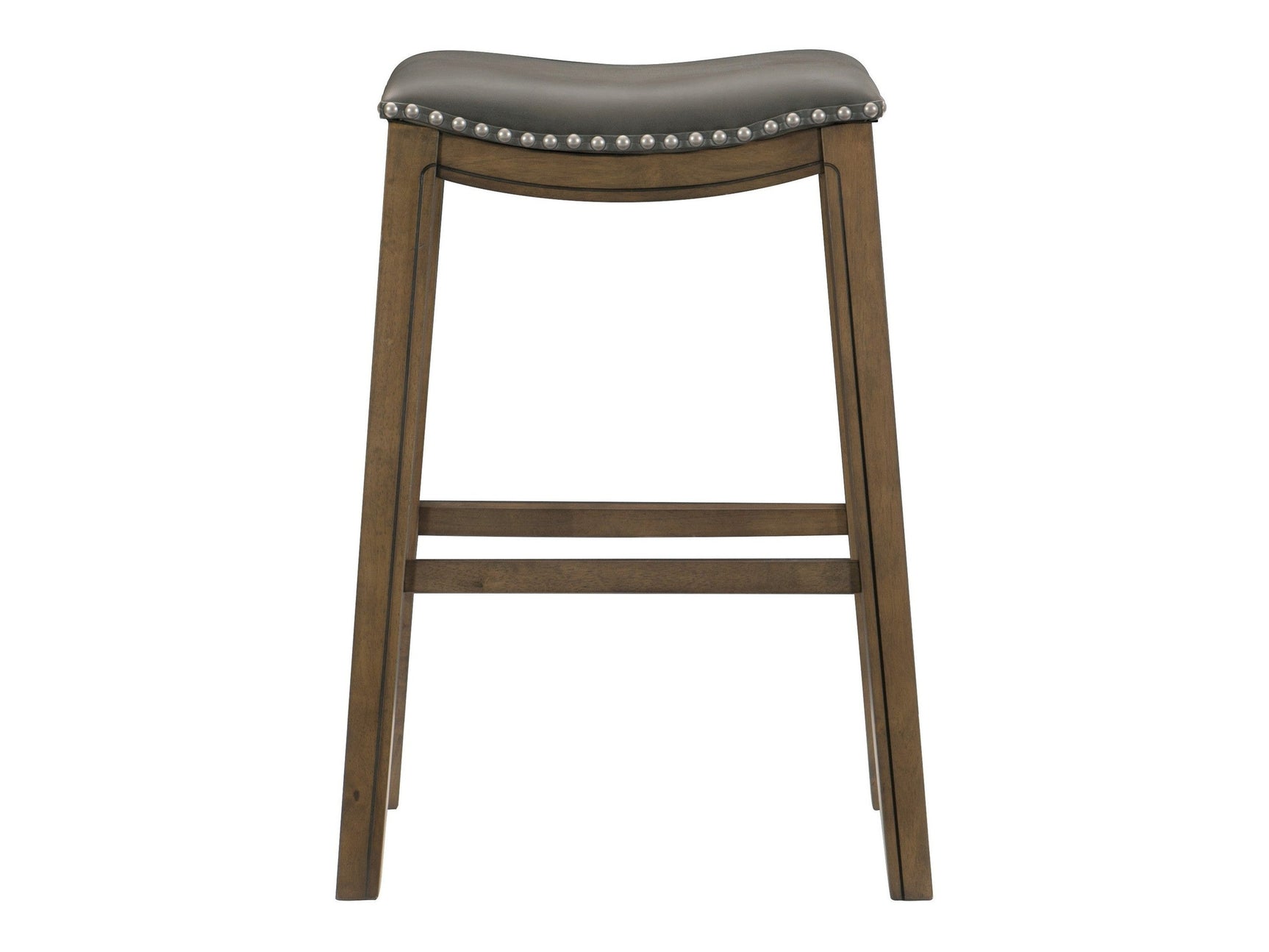 Ordway Gray/Brown Pub Height Stool - Ornate Home