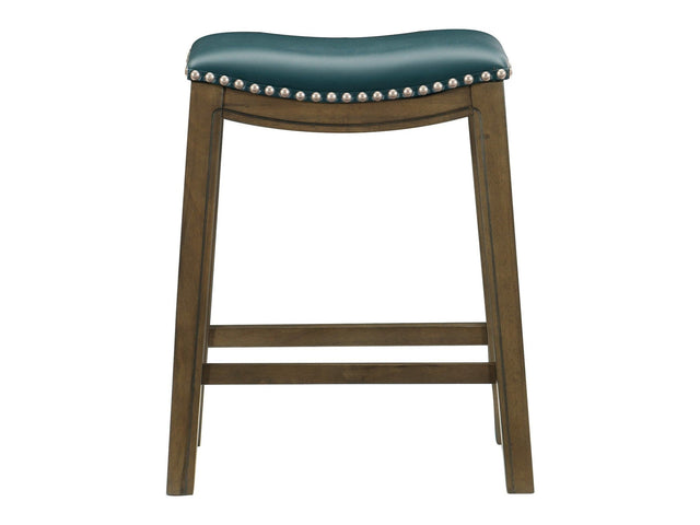 Ordway Green/Brown Counter Height Stool - Ornate Home
