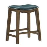 Ordway Green/Brown Counter Height Stool - Ornate Home