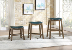 Ordway Green/Brown Counter Height Stool - Ornate Home