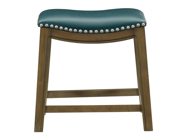 Ordway Green/Brown Dining Stool - Ornate Home