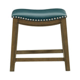 Ordway Green/Brown Dining Stool - Ornate Home