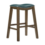 Ordway Green/Brown Pub Height Stool - Ornate Home