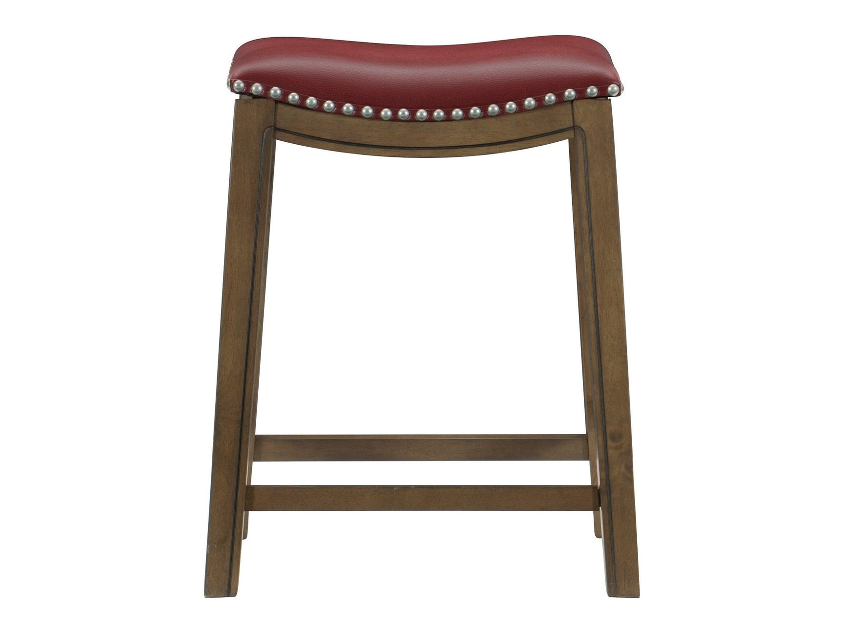 Ordway Red/Brown Counter Height Stool - Ornate Home