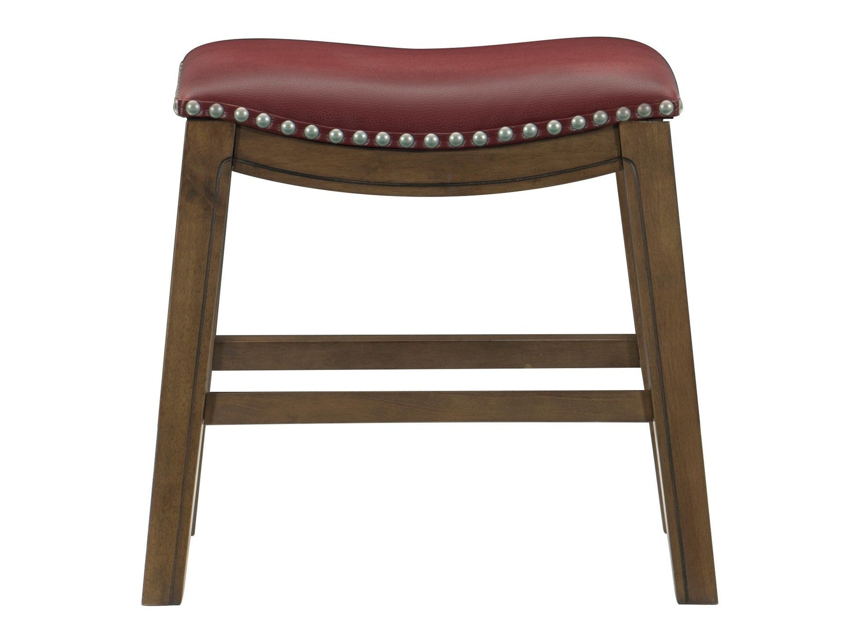 Ordway Red/Brown Dining Stool - Ornate Home