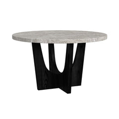 Oregon Black/Grey 5-Piece Standard Height Dining Set - Ornate Home