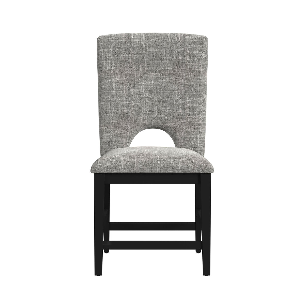 Oregon Black/Grey Counter Side Chair (Set of 2) - Ornate Home