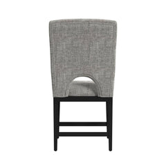 Oregon Black/Grey Counter Side Chair (Set of 2) - Ornate Home