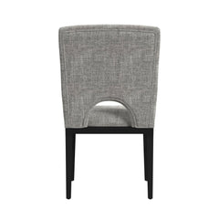 Oregon Black/Grey Dining Side Chair (Set of 2) - Ornate Home