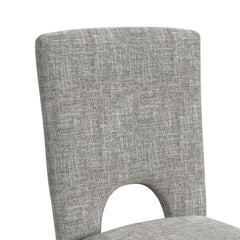 Oregon Black/Grey Dining Side Chair (Set of 2) - Ornate Home