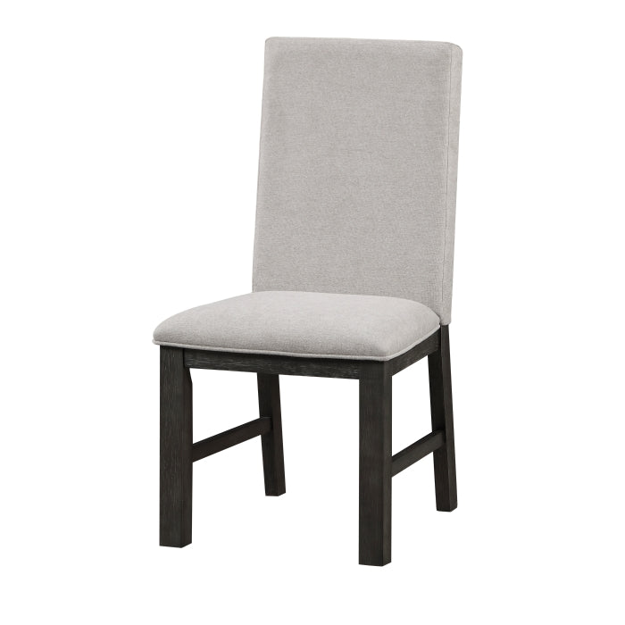Orem Black/Gray Side Chair (Set of 2) - Ornate Home