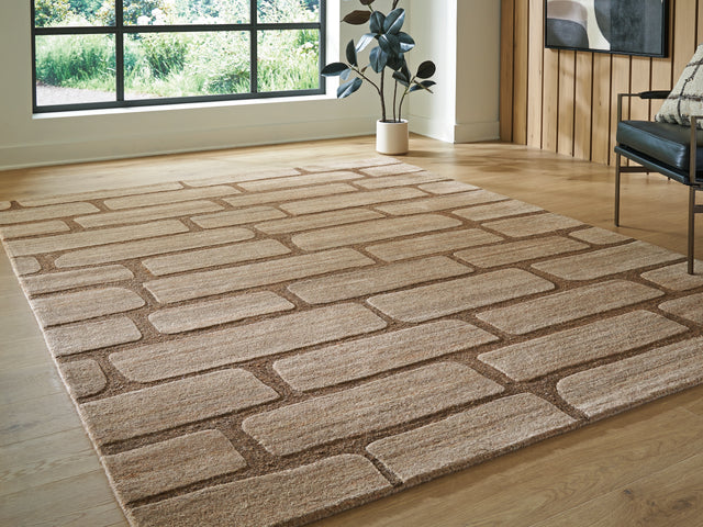 Orest Brown Large Rug - Ornate Home