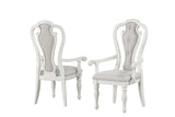 Orford Antique White/Dark Walnut 7 Pc. Dining Set - Ornate Home
