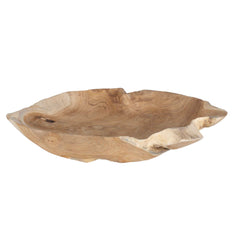 Organic Embrace Teak Outdoor Bowl - Ornate Home