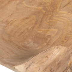 Organic Embrace Teak Outdoor Bowl - Ornate Home