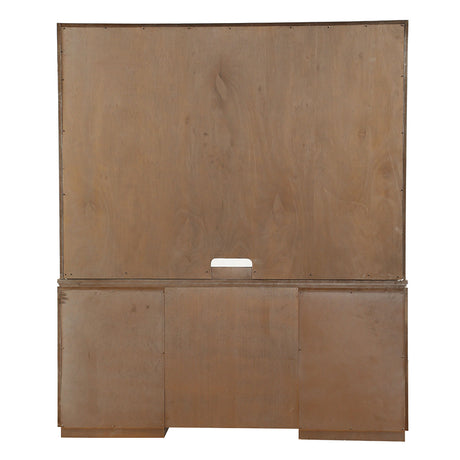 Orianne Antique Gold Computer Desk & Hutch - Ornate Home