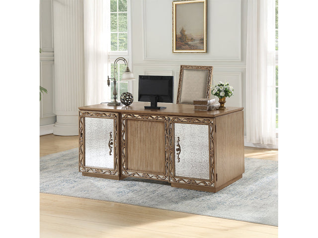 Orianne Antique Gold Desk - Ornate Home