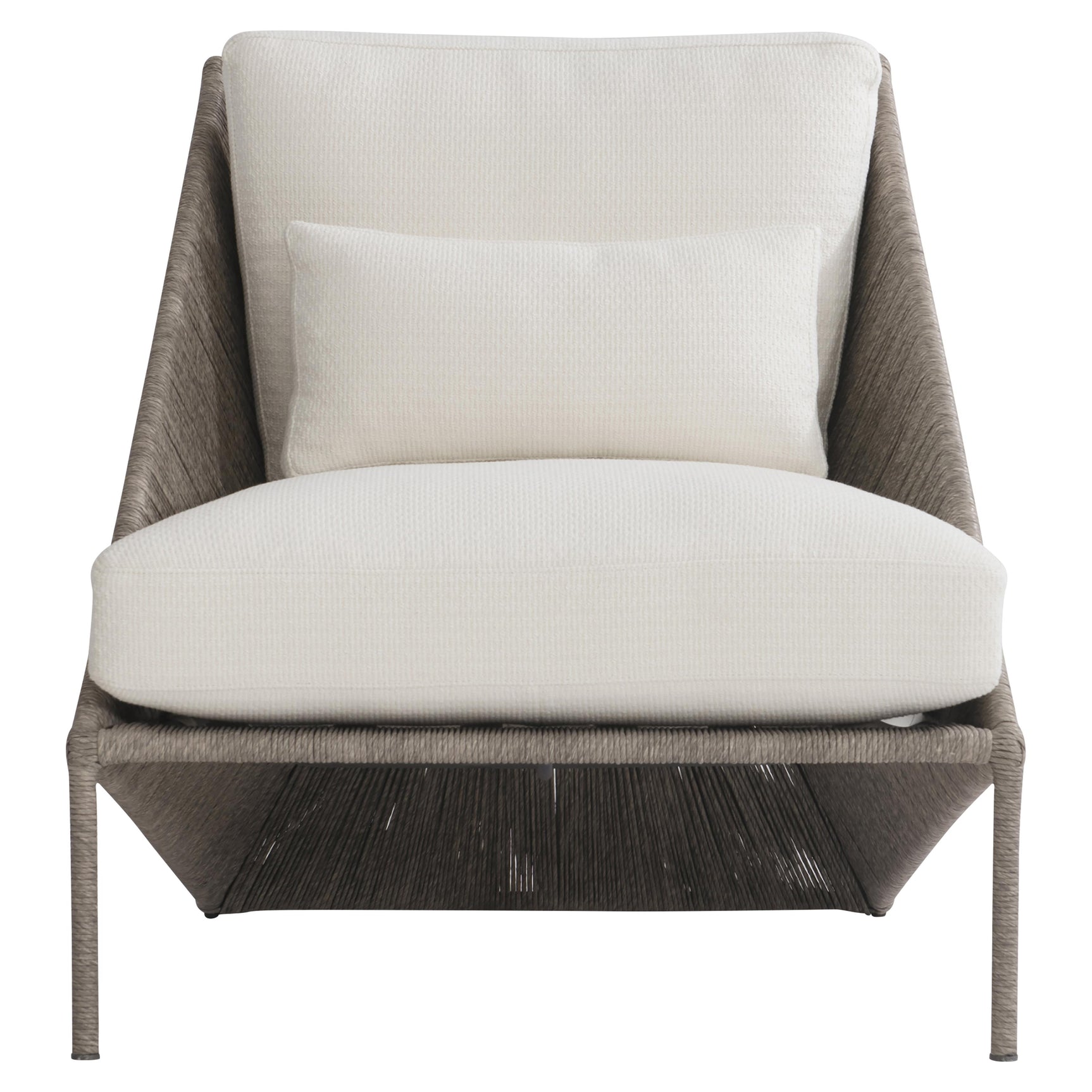 Origami Egret Grey/White/Cream Outdoor Chair - Ornate Home