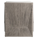 Origami Egret Grey/White/Cream Outdoor Chair - Ornate Home