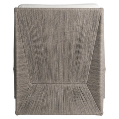 Origami Egret Grey/White/Cream Outdoor Chair - Ornate Home