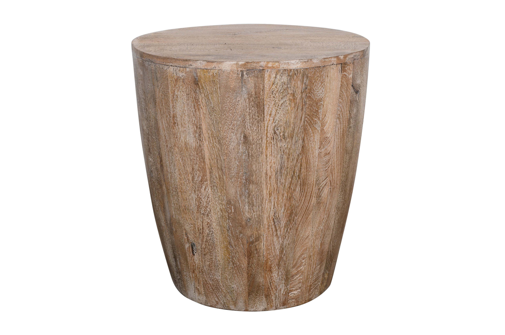 Origins Washed Sand Drum Table - Ornate Home