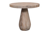 Origins Washed Sand Pull Up Pedestal Table - Ornate Home