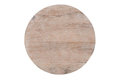 Origins Washed Sand Pull Up Pedestal Table - Ornate Home