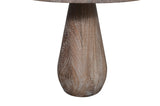 Origins Washed Sand Pull Up Pedestal Table - Ornate Home