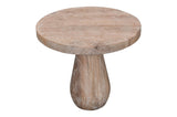 Origins Washed Sand Pull Up Pedestal Table - Ornate Home