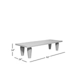 Origins Washed Sand Rectangle Cocktail Table - Ornate Home