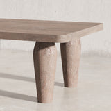 Origins Washed Sand Rectangle Cocktail Table - Ornate Home