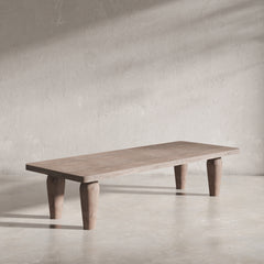Origins Washed Sand Rectangle Cocktail Table - Ornate Home