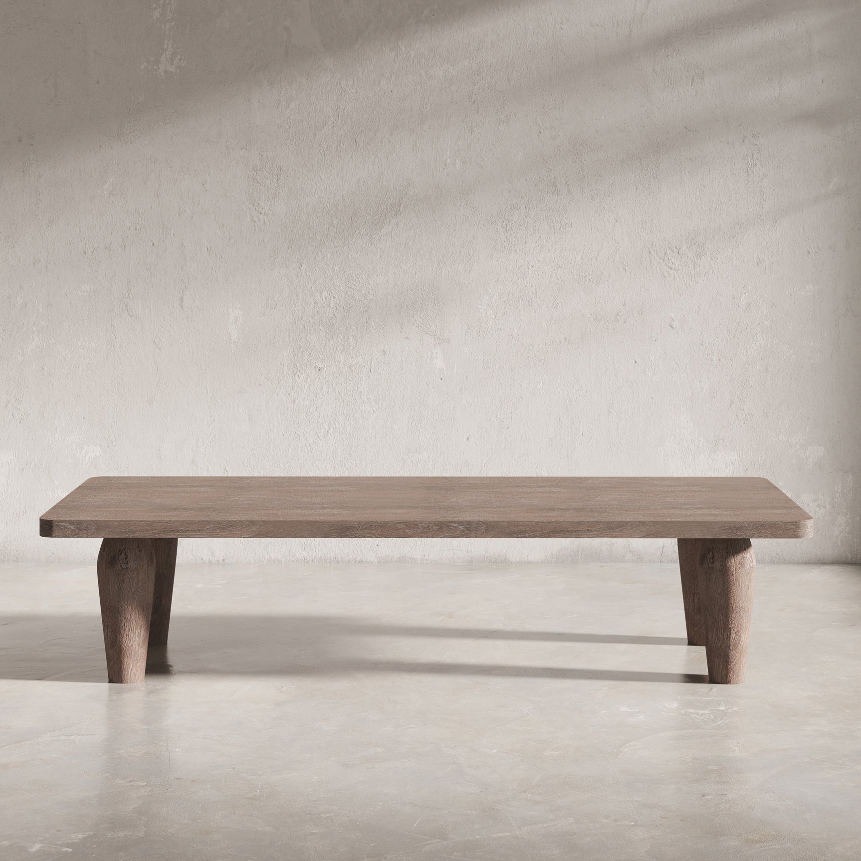 Origins Washed Sand Rectangle Cocktail Table - Ornate Home