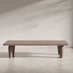 Origins Washed Sand Rectangle Cocktail Table - Ornate Home