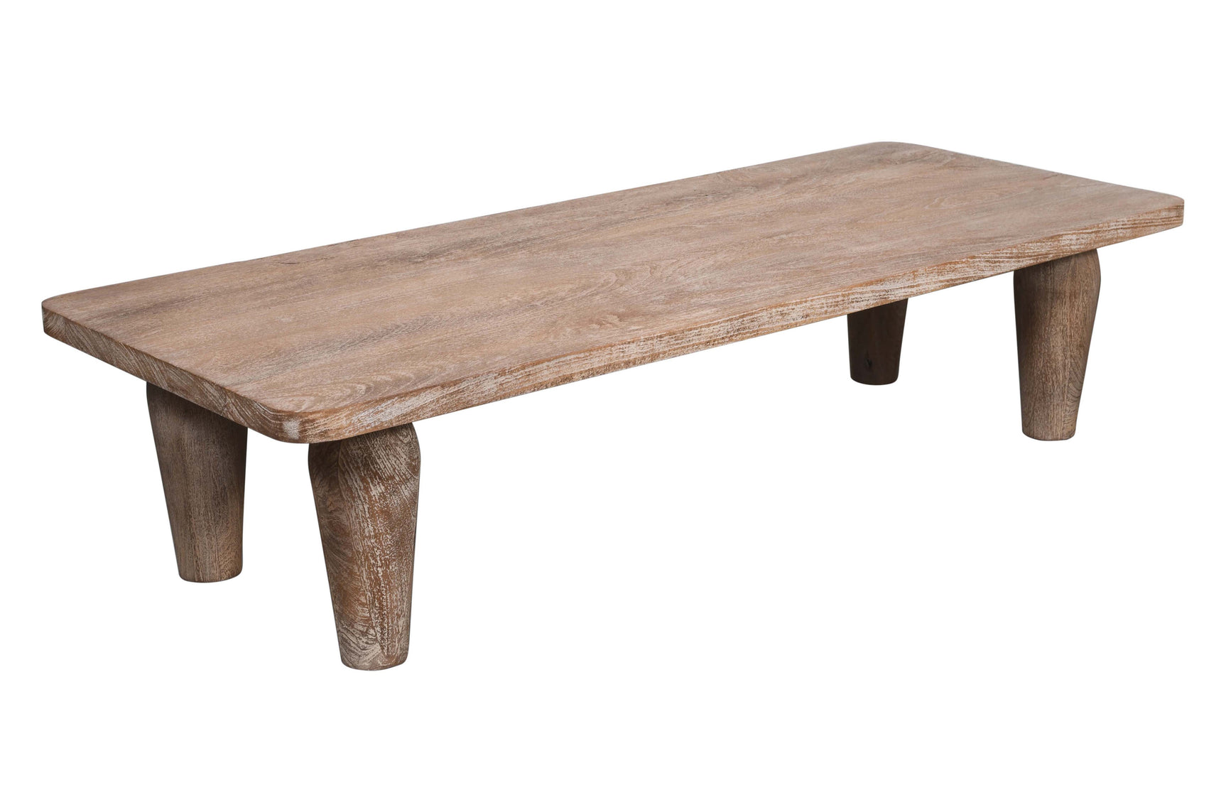 Origins Washed Sand Rectangle Cocktail Table - Ornate Home