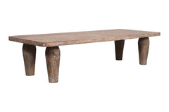 Origins Washed Sand Rectangle Cocktail Table - Ornate Home