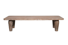 Origins Washed Sand Rectangle Cocktail Table - Ornate Home
