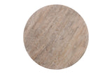 Origins Washed Sand Round Cocktail Table - Ornate Home