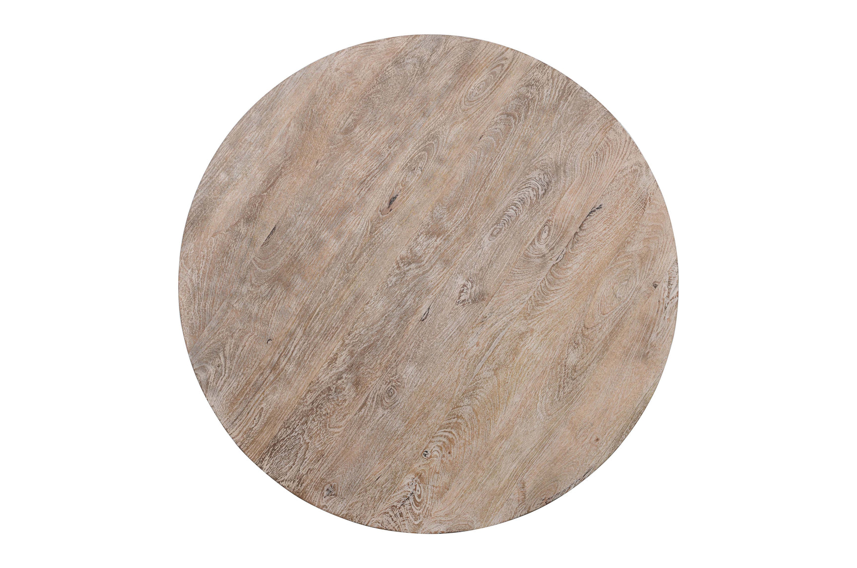 Origins Washed Sand Round Cocktail Table - Ornate Home