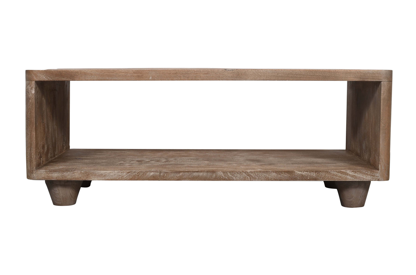 Origins Washed Sand Storage Cocktail Table - Ornate Home