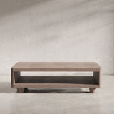 Origins Washed Sand Storage Cocktail Table - Ornate Home