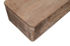 Origins Washed Sand Storage Cocktail Table - Ornate Home