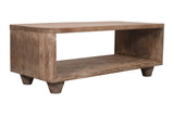 Origins Washed Sand Storage Cocktail Table - Ornate Home