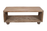 Origins Washed Sand Storage Cocktail Table - Ornate Home