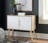 Orinfield Natural & White Accent Cabinet (Online Special Price) - Ornate Home