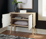 Orinfield Natural & White Accent Cabinet (Online Special Price) - Ornate Home
