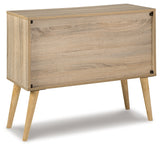 Orinfield Natural & White Accent Cabinet (Online Special Price) - Ornate Home