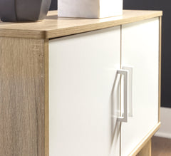 Orinfield Natural & White Accent Cabinet - Ornate Home